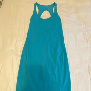 Lululemon turquoise midi dress
